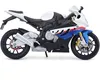 Maisto - Modellmotorrad - BMW S 1000 RR (weiß-blau, Maßstab Produktbild-Vorschau 2