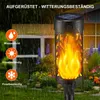 Gartenleuchten, LED Solar Fackel Gartenfackeln mit Produktbild-Vorschau 5