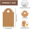 Packung mit 200 Preisschildern aus Kraftpapier – 25 x 15 mm Produktbild-Vorschau 2