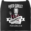 Grill-Schürze für Männer mit Spruch personalisierbar hier Produktbild-Vorschau 1