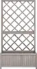 vidaXL Garten-Spalier mit Blumenkasten Grau 70x30x135 cm Produktbild-Vorschau 1