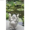 Schöner Buddha aus Steinguss perfekt für den Garten die Produktbild-Vorschau 4