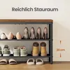VASAGLE Schuhregal aus Metall mit 3 Ebenen, Schuhablage für Produktbild-Vorschau 13