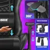 KESSER® Gamingstuhl mit Kopfstütze & Lendenkissen Produktbild-Vorschau 4