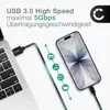 USB C Type C auf USB A Kabel für Apple iPhone 17, 16, 17 Produktbild-Vorschau 5