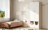 Armoire pour enfants Sweiko avec barre de repassage, avec Voir les images du produit 17