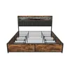 Opbergbed 180x200 cm, bed met opbergruimte, 4 lades, Productafbeelding-voorbeeld 15