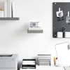 vidaXL Étagère murale flottante gris brillant 23x23,5x3,8 Voir les images du produit 11