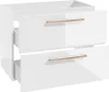 Waschtischunterschrank mit Metallgriffen in kupfer, 80 cm Produktbild-Vorschau 1