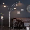 riess-ambiente Design Bogenlampe FIVE LIGHTS 205cm chrom Produktbild-Vorschau 1