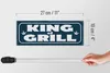 Holzschild Hinweis 27x10cm King of Grill Grillen Produktbild-Vorschau 6