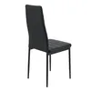 A black chair is shown from the side against a white background. Podgląd zdjęcia produktu