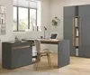 Büromöbel Set Center matt grau und Wotan Eiche, Büro Produktbild-Vorschau 4