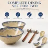 Japanische Ramen Schalen Set 2er 1100 ml Keramik Produktbild-Vorschau