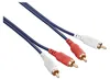 A pair of RCA audio cables with red and white connectors. Produktbild-Vorschau