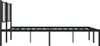 vidaXL Bedframe met hoofdeinde, metaal, zwart, 200x200 cm Productafbeelding-voorbeeld 6
