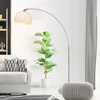 moderne Bogenlampe, Stehleuchte mit schwenkbarem Kopf und Produktbild-Vorschau 7
