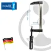 A professional product shot of a clamp with measurement indicators. Produktbild-Vorschau