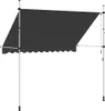 vidaXL Tenda a scomparsa manuale 300 cm antracite Anteprima dell’immagine prodotto 4