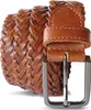 ROYALZ Flechtgürtel Leder Gürtel geflochten Herren Damen Produktbild-Vorschau 4