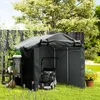 Outsunny Garagenzelt, wasserdicht Zeltgarage mit Tür, Produktbild-Vorschau 9