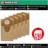 5er-Pack Staubsaugerbeutel 20 L für Parkside PNTS Nass Produktbild-Vorschau 5