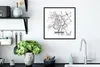 MuchoWow® Gerahmtes Poster Karte - Stadtplan - Kempten Produktbild-Vorschau 4