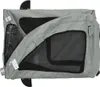 vidaXL Remorque pour vélo Chiens Gris Tissu Oxford et fer Voir les images du produit 9
