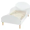Kinderbett Weiß mit Rausfallschutz & Lattenrost, Juniorbett Produktbild-Vorschau 4