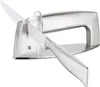 A knife sharpener with two knives inserted. Produktbild-Vorschau