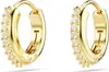 Swarovski Creolen Damen Matrix Swarovski® Zirkonia Gold-Ton Produktbild-Vorschau 4