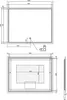 Mai & Mai Wandspiegel Badezimmer Spiegel LED 100x80cm LED Produktbild-Vorschau 7