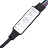 A close-up of an RGB LED controller with buttons for mode, speed, and color. Náhled obrázku produktu
