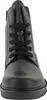 A close-up, front-facing view of a black leather boot. Produktbild-Vorschau