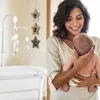 Dětská postýlka BabyGo Amila s matrací a kolečky, krémová Náhled obrázku produktu 2