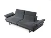 Villa Möbel Sofa Energy Anthrazit 2-Sitzer Relax- und Produktbild-Vorschau 4