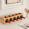 Mini Weinregal Flaschenregal für 5 Flaschen Weinhalter Produktbild-Vorschau 3