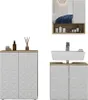 Meubles bain Vicco Edge Blanc 3 parties, Model 40387 Voir les images du produit 4