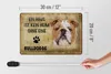 Blechschild Spruch 30x20cm Bulldogge Hund ohne kein Heim Produktbild-Vorschau 6