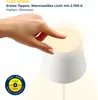 SIGOR Akku-Tischleuchte Nuindie 38cm schneeweiß rund 2,2W Produktbild-Vorschau 18