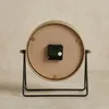 Goldene Tischuhr auf Metallständer KORA, Ø 21 cm Produktbild-Vorschau 8