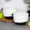 Zestaw 2 misek kuchennych: uchwyt, antypoślizgowa podstawa, Podgląd zdjęcia produktu 2