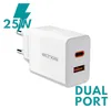 Echos 25W Dualport USB-C + USB-A Schnellladegerät | QC3.0, Produktbild-Vorschau 2