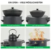 Utschak Feuerofen Ø 40 cm + Gusseisen-Kasan 12 L, runder Produktbild-Vorschau 12