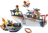 A Playmobil rescue boat set with figures and accessories. Produktbild-Vorschau