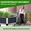 TTL GARDEN Hochbeet Superior M 80x50x80cm Anthrazit-Silber Produktbild-Vorschau 5