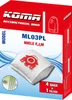KOMA ML03PL - Set mit 12 Stück Staubsaugerbeuteln mit Produktbild-Vorschau 5