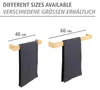 WENKO portasciugamani 60 cm Bambusa bagno ospite WC Anteprima dell’immagine prodotto 3