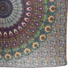 Baumwolltuch Mandala grün orange 100x100cm Halstuch Produktbild-Vorschau 4