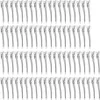80 Stück Silberne Haarklammern, 9cm Metall Friseurbedarf Produktbild-Vorschau 1